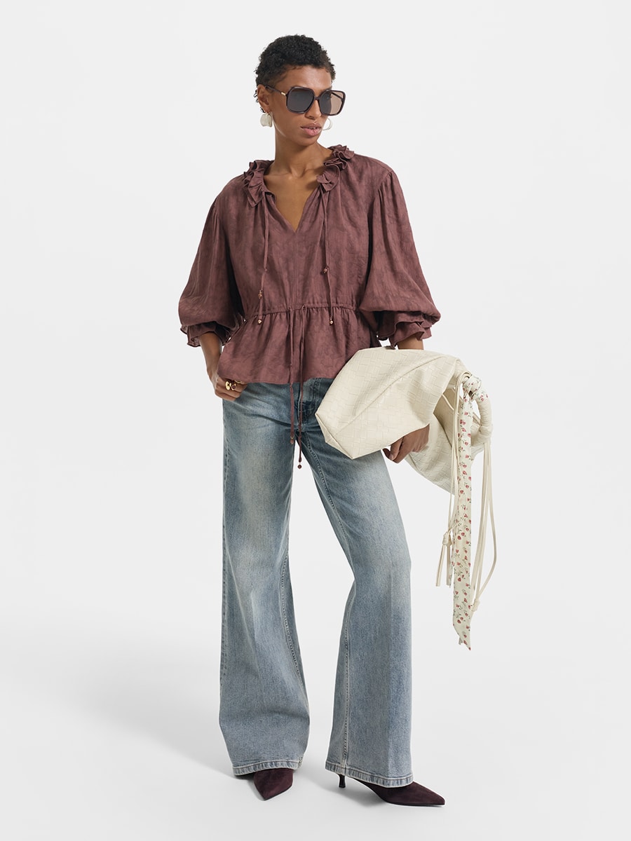 Брюки джинсовые женские