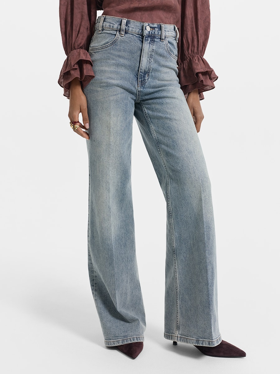 Брюки джинсовые женские