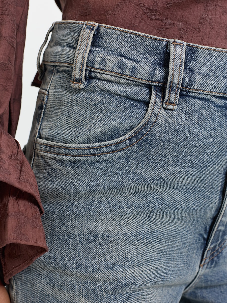 Брюки джинсовые женские