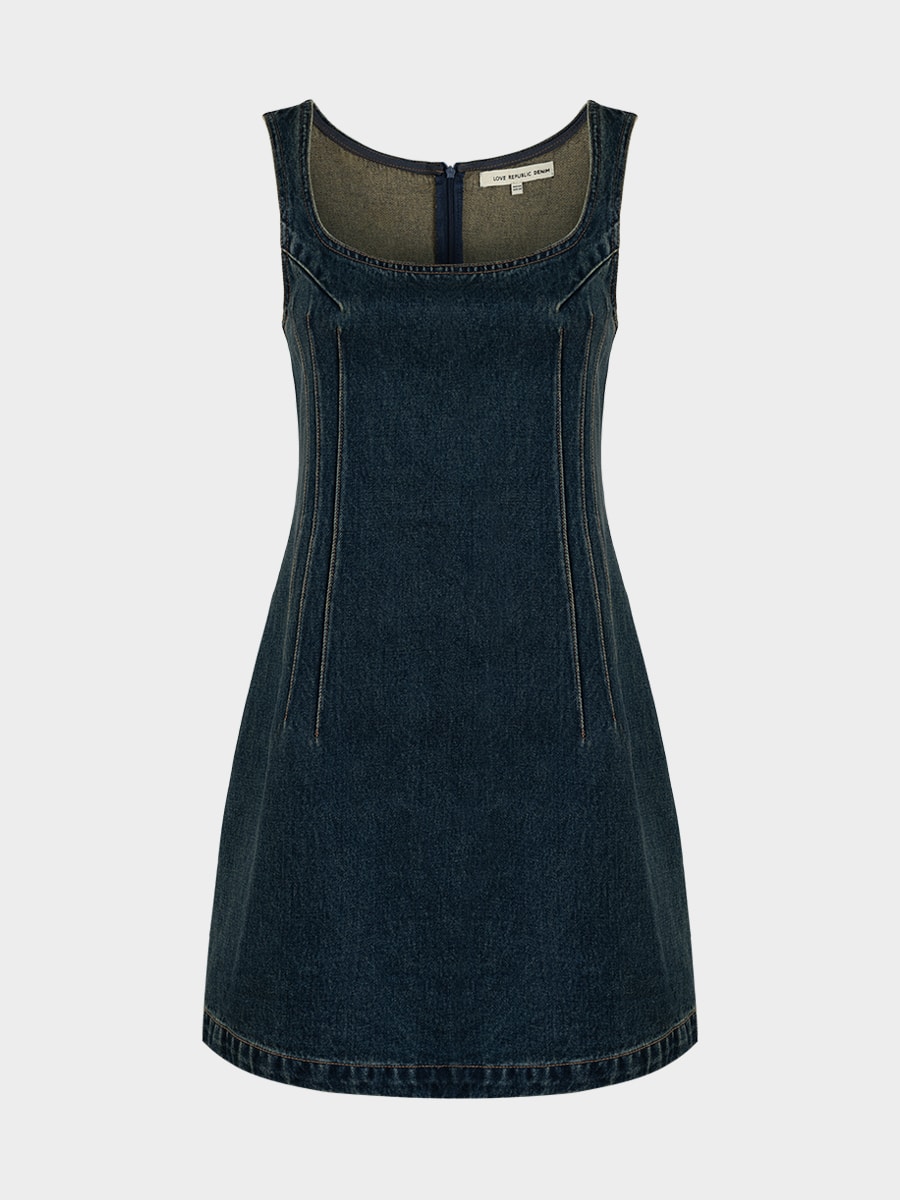 Платье джинсовое женское