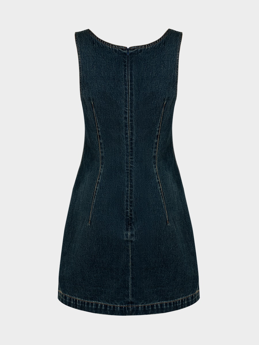 Платье джинсовое женское