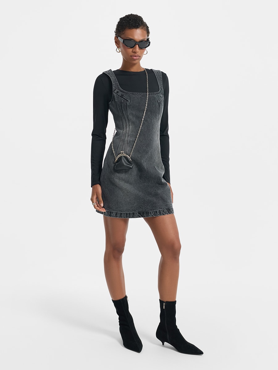 Платье джинсовое женское