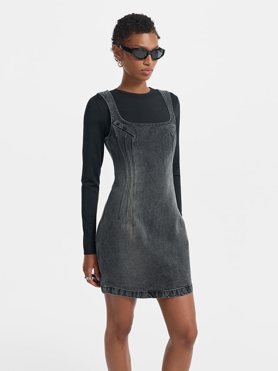 Платье джинсовое женское