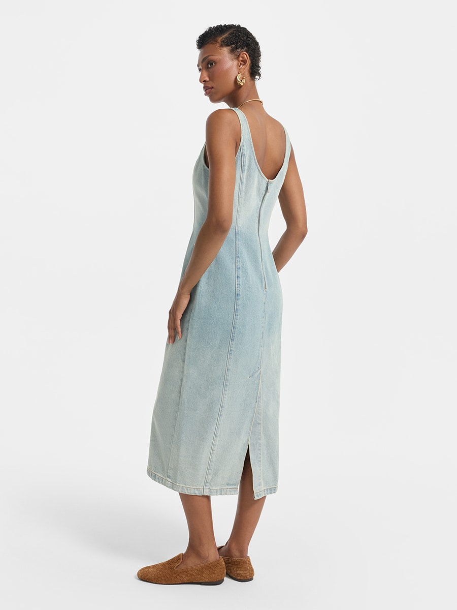 Платье джинсовое