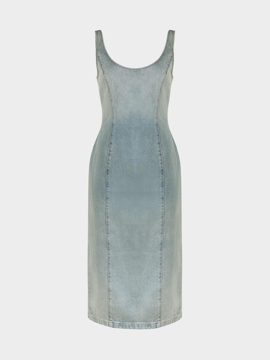 Платье джинсовое