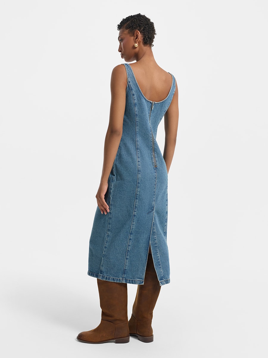 Платье джинсовое