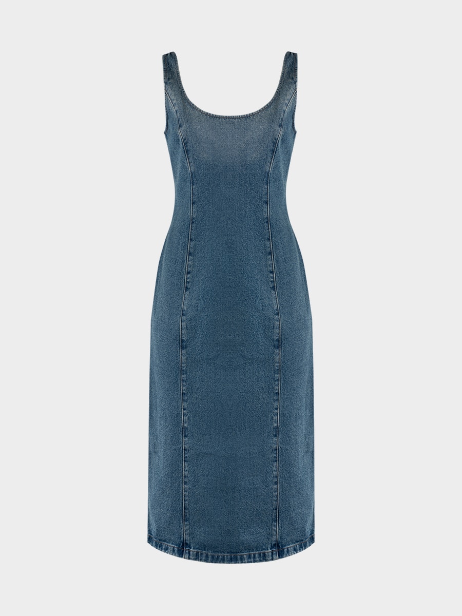 Платье джинсовое