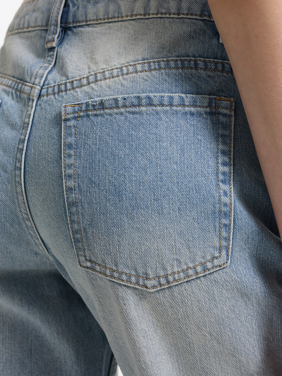 Брюки джинсовые женские