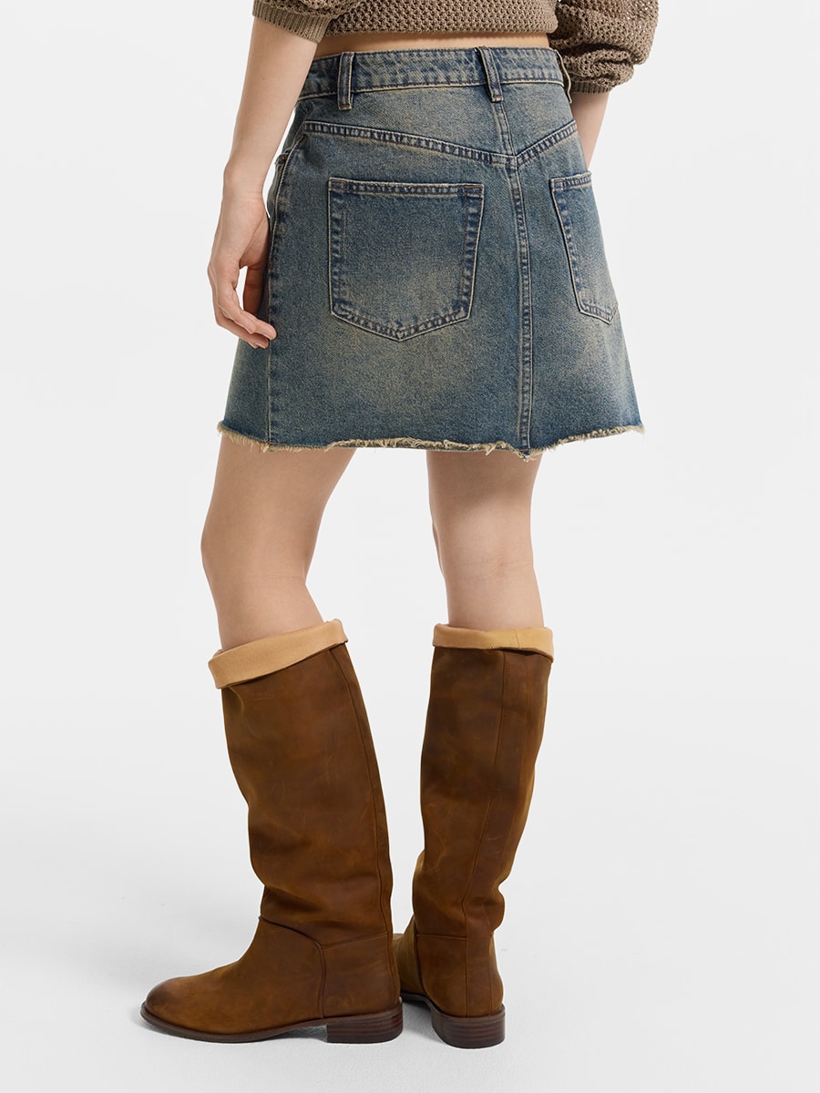 Юбка джинсовая женская