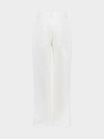 Прямые джинсы с высокой посадкой 