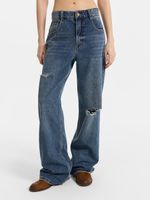 Брюки джинсовые женские