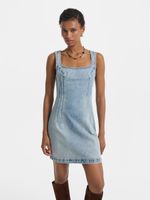 Джинсовое платье мини 