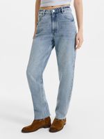 Прямые джинсы со средней посадкой 