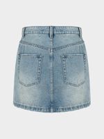 Джинсовая юбка мини