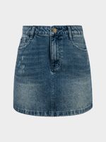 Джинсовая юбка мини