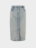 Джинсовая юбка миди