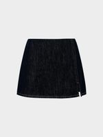 Джинсовая юбка-шорты