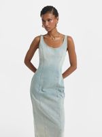 Платье джинсовое