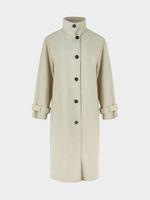 Плащ из жатой ткани