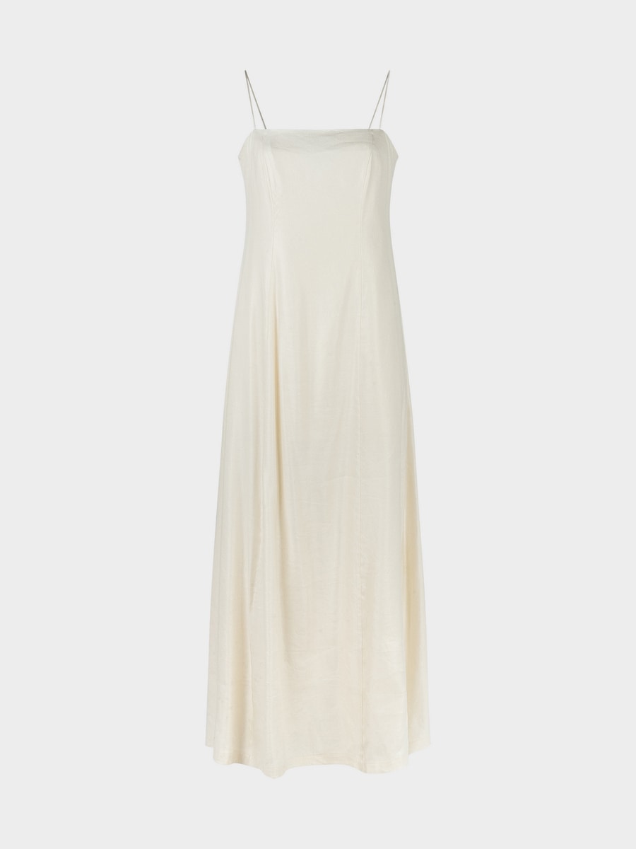 Платье изо льна и вискозы