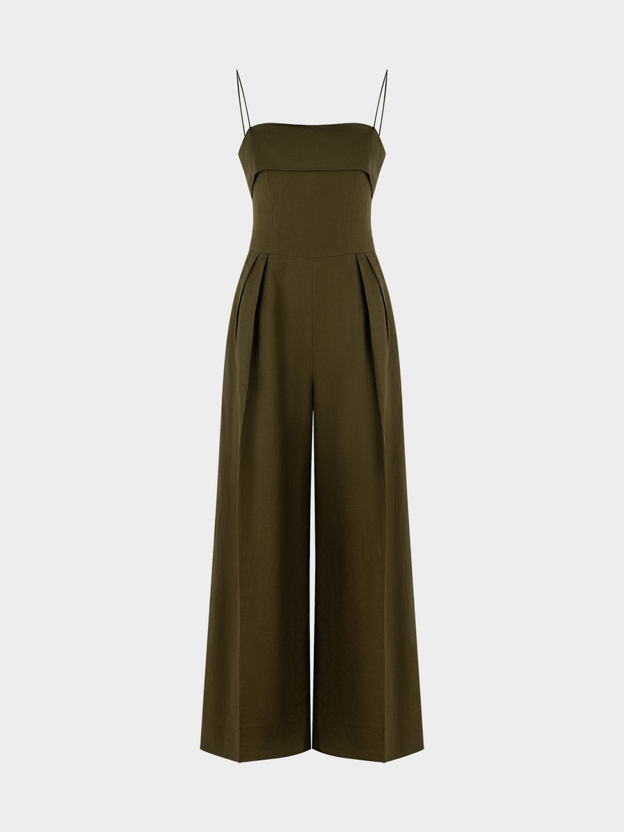 Комбинезон изо льна и вискозы