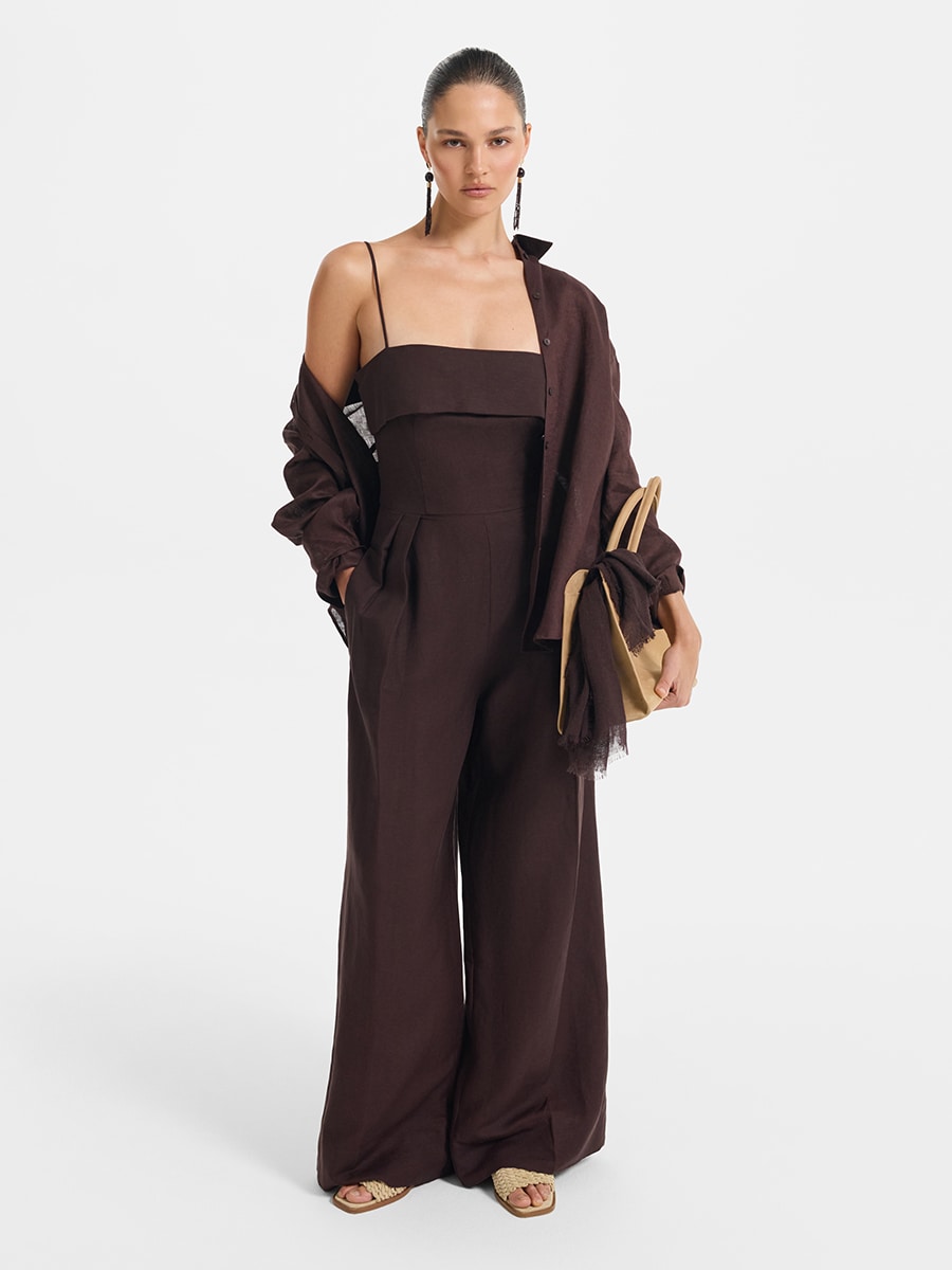 Комбинезон изо льна и вискозы 6254604703-27