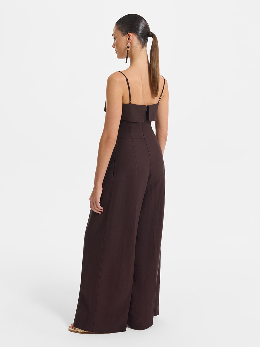 Комбинезон изо льна и вискозы