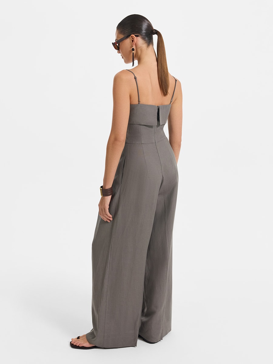 Комбинезон изо льна и вискозы