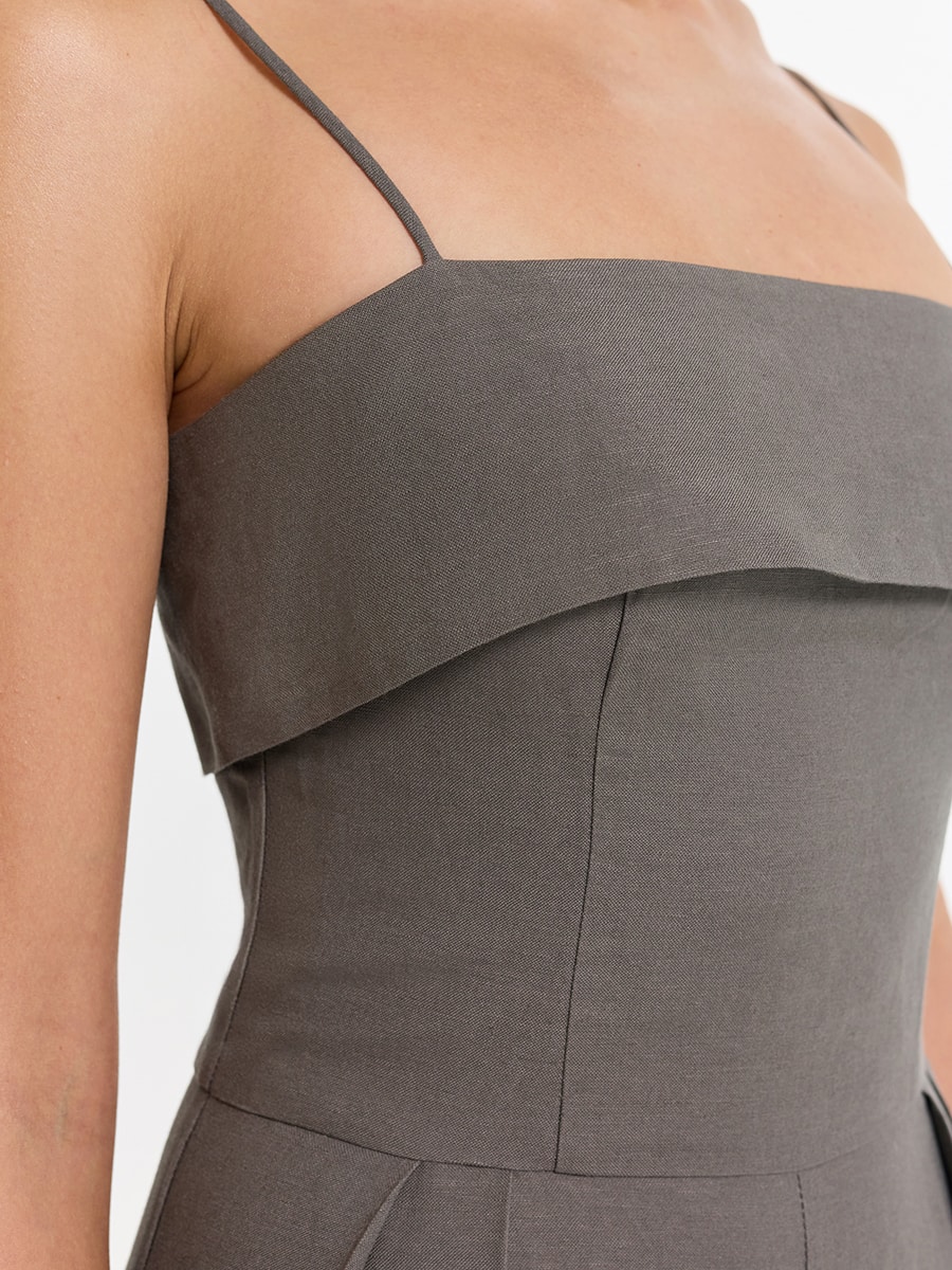 Комбинезон изо льна и вискозы