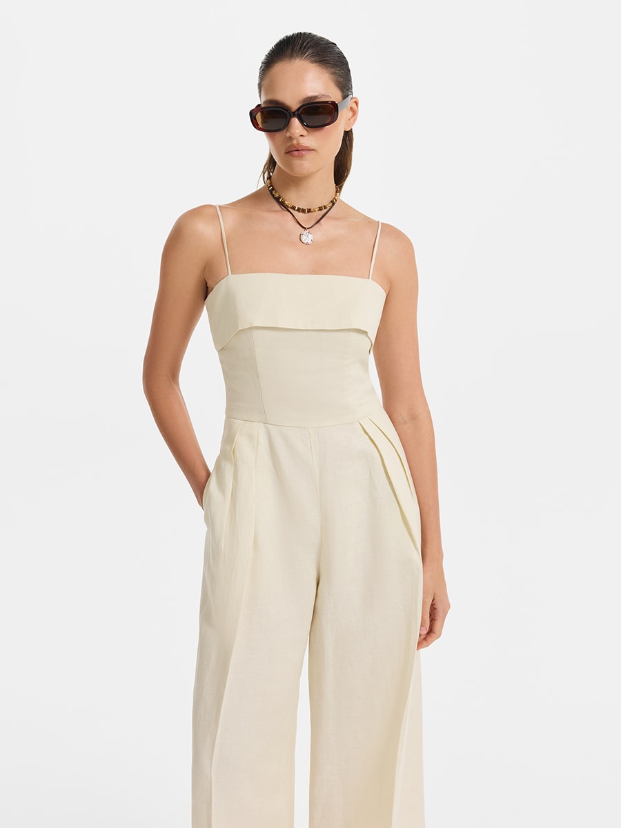 Комбинезон изо льна и вискозы 6254604703-3