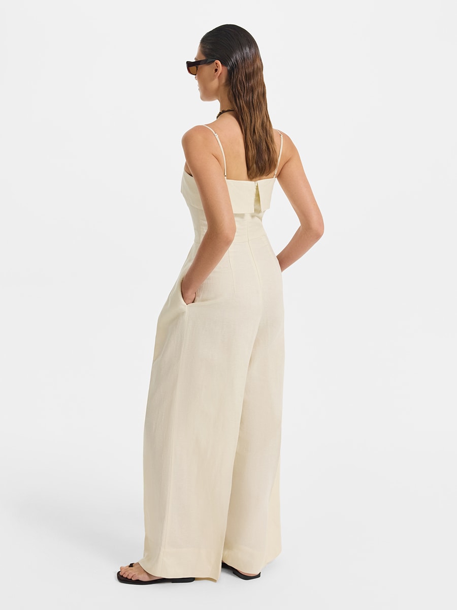 Комбинезон изо льна и вискозы 6254604703-3