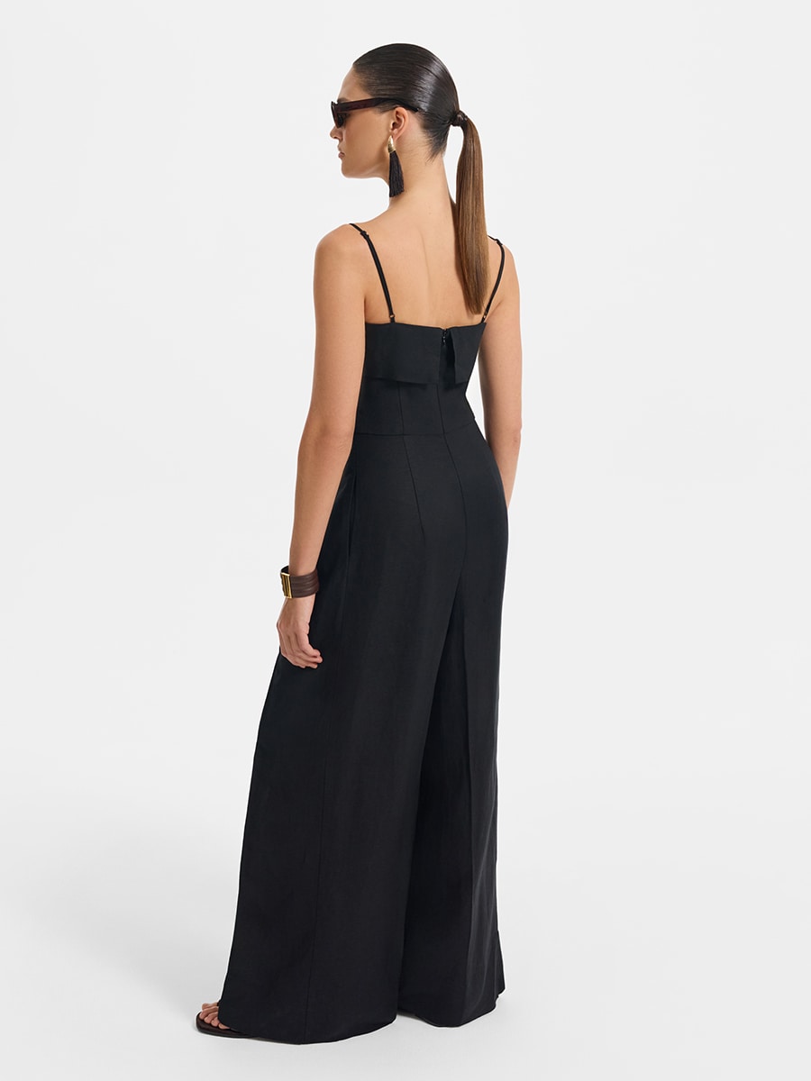 Комбинезон изо льна и вискозы