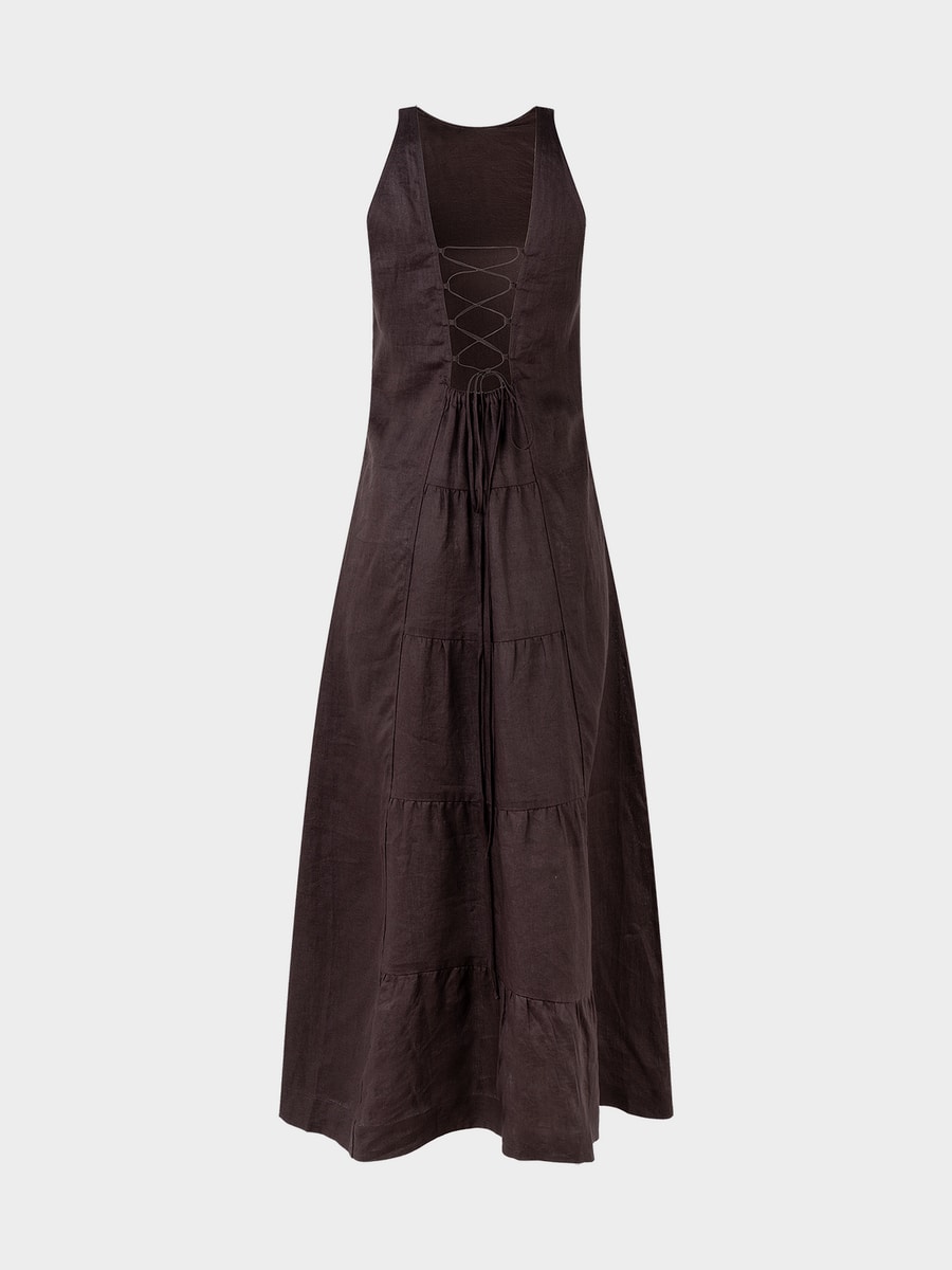 Платье из 100% льна