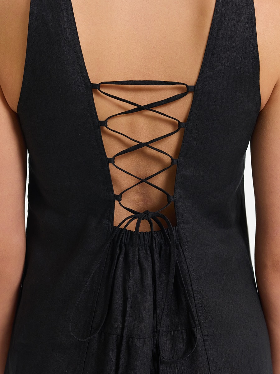 Платье из 100% льна