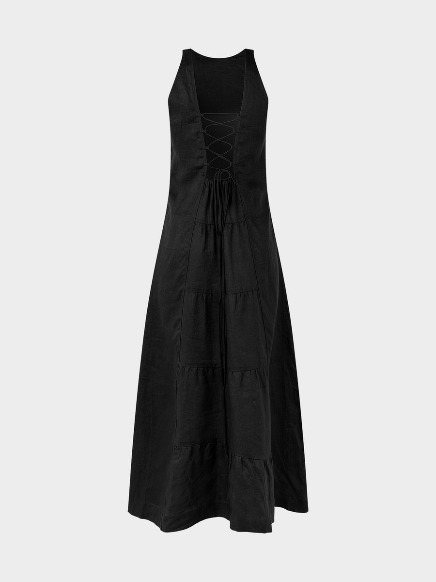 Платье из 100% льна