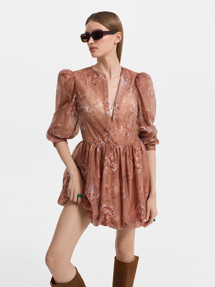 Платье из тенселя