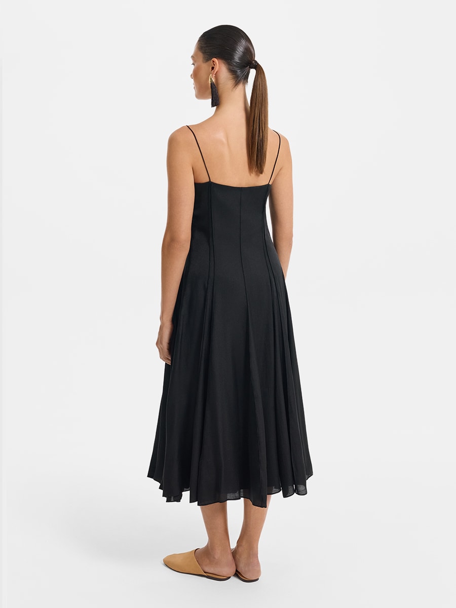 Платье миди из тенселя