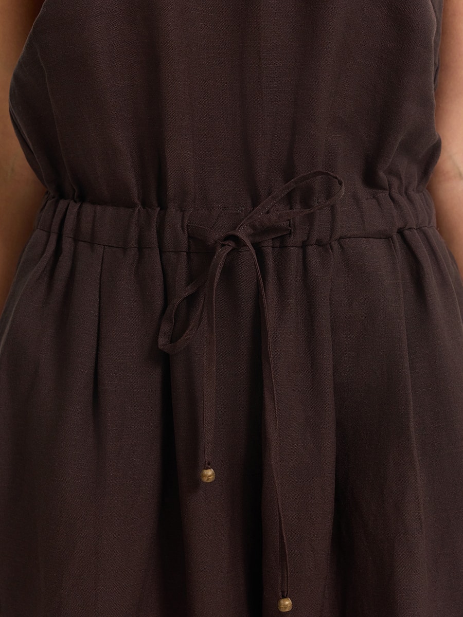 Комбинезон изо льна и вискозы