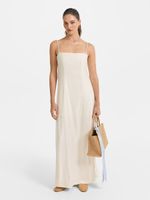 Платье изо льна и вискозы