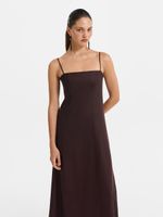 Платье изо льна и вискозы