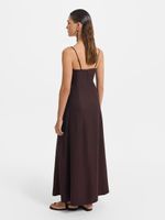 Платье изо льна и вискозы