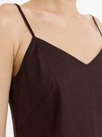 Платье изо льна и вискозы