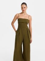 Комбинезон изо льна и вискозы