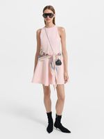 Платье мини с вискозой