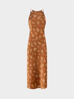 Платье миди из сатина