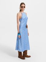 Платье миди из сатина