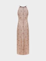 Платье миди из сатина