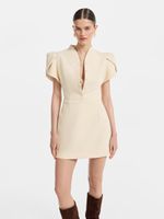 Платье мини с вискозой