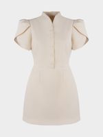 Платье мини с вискозой