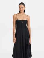 Платье миди из тенселя